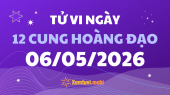 Tử vi 12 cung hoàng đạo thứ 4 ngày 6/5/2026: Song Tử năng động và sáng tạo