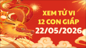 Xem tử vi 12 con giáp ngày 22/5 - Bói tử vi của 12 con giáp tài lộc